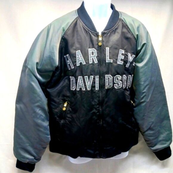 Harley Davidson 100 Year Anniversary Bomber/Jacket Grey Men's Large. Branded.... - Picture 1 of 16